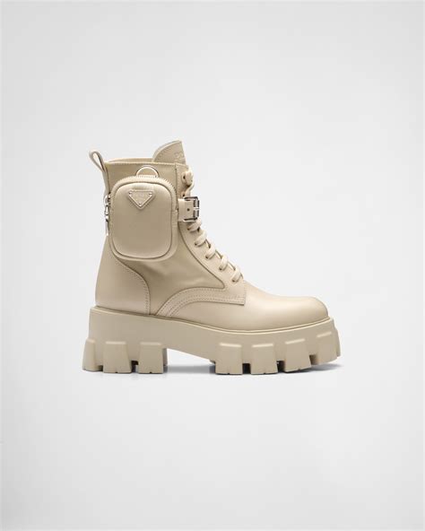 prada nylon beige|prada re nylon boots.